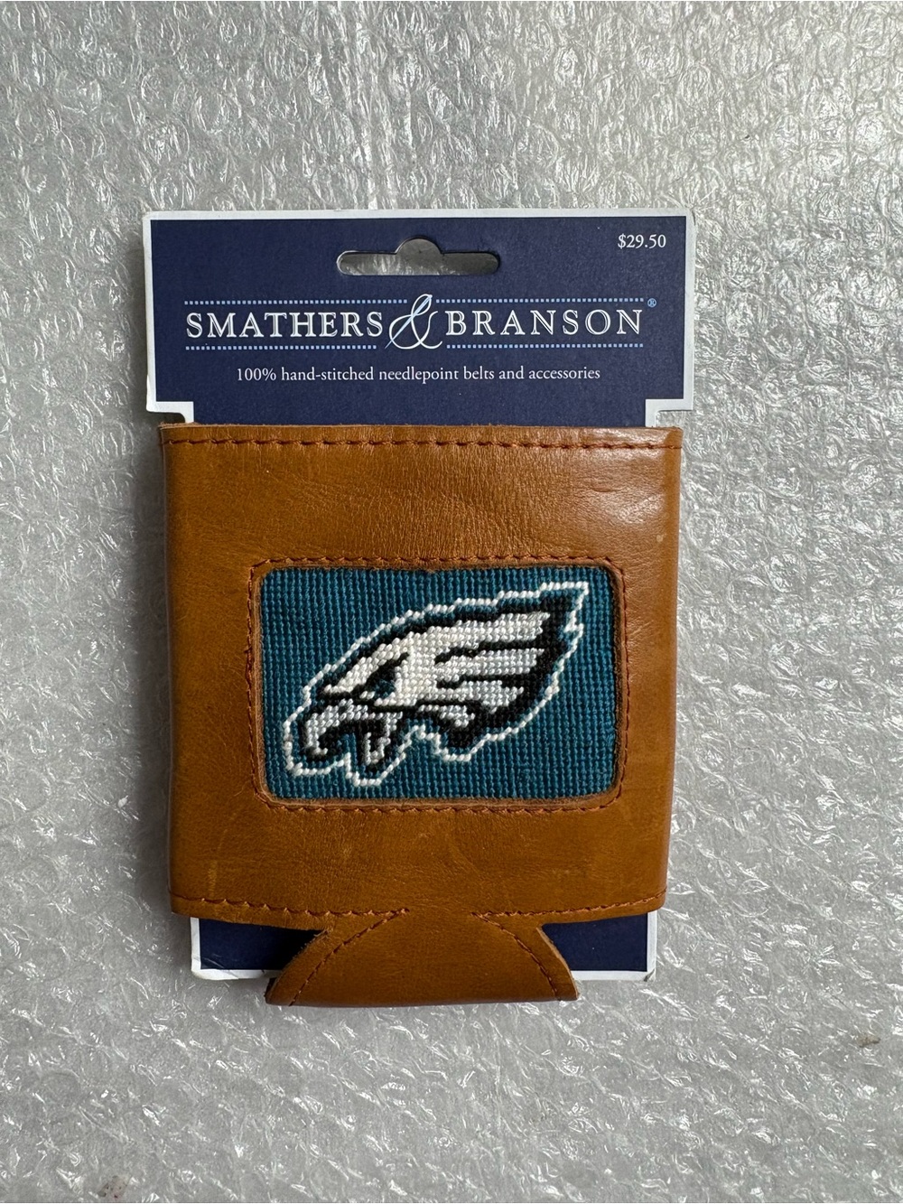 Smathers & Branson Philadelphia Eagles needlepoint can cooler